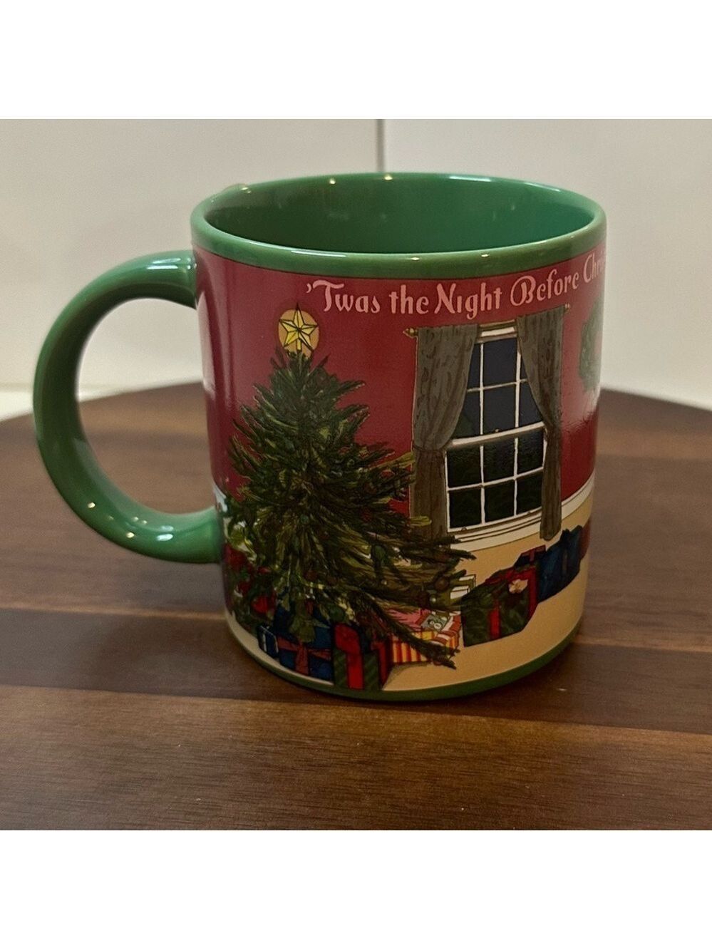Unemployed Philosophers Guild Twas the Night Before Christmas Mug NWOT